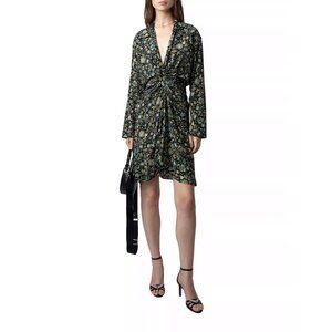 Zadig Voltaire Rozo Silk Wrap dress